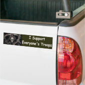 Ich stütze jeder Truppen Autoaufkleber (Auf Lkw)