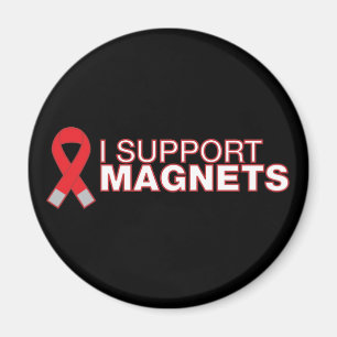 Ich stütze Magneten Magnet