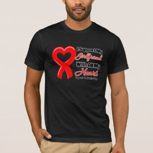 Ich stütze meine Freundin von ganzem Herzen T-Shirt