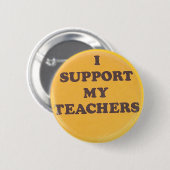 ICH STÜTZE MEINE LEHRER BUTTON (Vorne & Hinten)