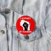 Ich stütze meine Lehrer Button (Beispiel)