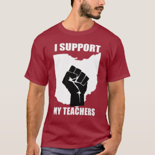 Ich stütze meine Lehrer T-Shirt