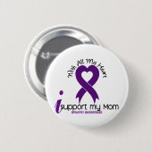Ich stütze meine Mama-Epilepsie Button (Vorne & Hinten)