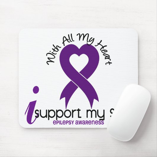 Ich stütze meine Sohn-Epilepsie Mousepad (Mit Mouse)
