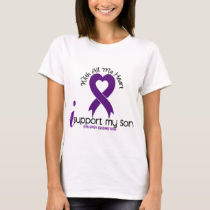 Ich stütze meine Sohn-Epilepsie T-Shirt