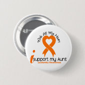 Ich stütze meine Tante Leukemia Button (Vorne & Hinten)