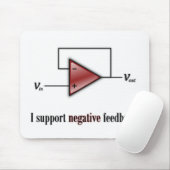 Ich stütze negatives Feed-back Mousepad (Mit Mouse)