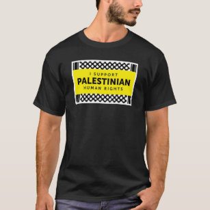 Ich stütze palästinensisches Menschenrechts-Shirt T-Shirt