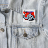 ICH STÜTZE POLITISCHEN KNOPF MITT ROMNEYS BUTTON (Beispiel)