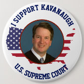Ich stütze Richter Kavanaugh amerikanische USA Button (Vorderseite)
