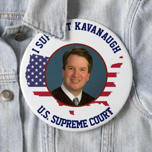 Ich stütze Richter Kavanaugh amerikanische USA Button (Beispiel)