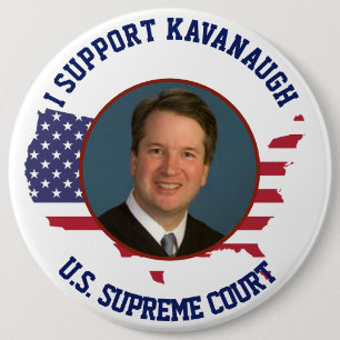 Ich stütze Richter Kavanaugh amerikanische USA Button