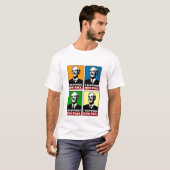 Ich stütze Ron Paul Viererkabel-Shirt T-Shirt (Vorne ganz)
