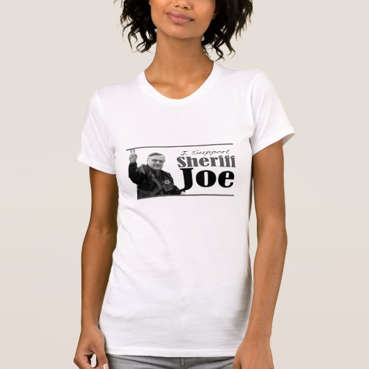 Ich stütze Sheriff Joe - helles T-Shirt (Vorderseite)