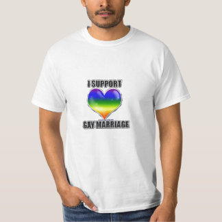 Ich stütze T - Shirt der homosexuellen Heirat