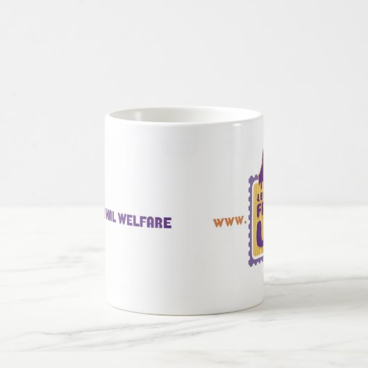 "Ich stütze Tierschutz-" Tasse (Mittel)