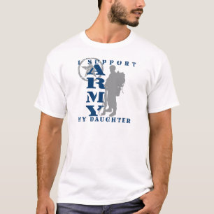 Ich stütze Tochter 2 - ARMEE T-Shirt