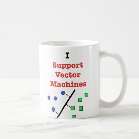 Ich stütze vektormaschinen kaffeetasse (Rechts)