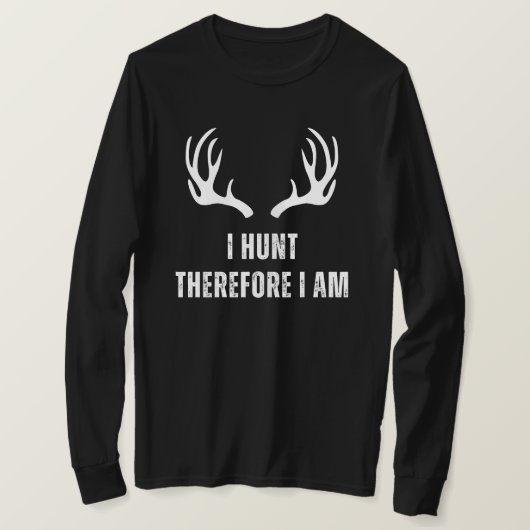 Ich suche also | Hirschjagd T-Shirt (Design vorne)