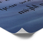 Ich suche dich mit all meinem Herz-Bibel-Poster Poster (Ecke)