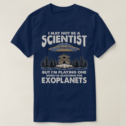 Ich suche Exoplaneten Exoplanet Planet Astro T-Shirt (Design vorne)