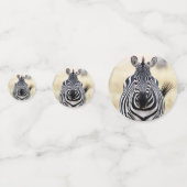 Ich suche Sie nach Zebra-Foto mit Text Konfetti (Vorderseiten)