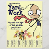 Ich suche Yard Work Flyer (Vorne)