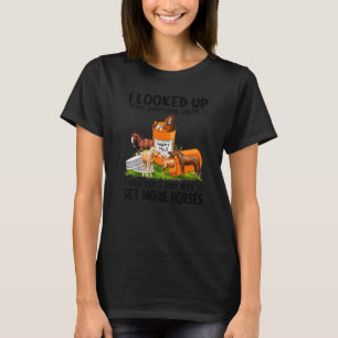 Ich suchte meine Symptome online Mehr Pferde Spaß T-Shirt