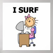 Ich surfe im Internet Poster (Vorne)