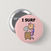Ich surfe im Web Button (Vorne & Hinten)