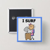 Ich surfe im Web Button (Vorne & Hinten)