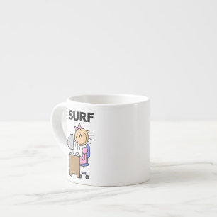 Ich surfe im Web Espressotasse