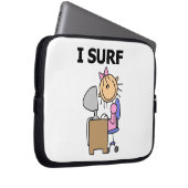 Ich surfe im Web Laptopschutzhülle (Vorne Rechts)