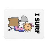 Ich surfe im Web Magnet (Horizontal)