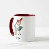 Ich surfe im Web Tasse (Vorderseite Links)