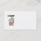 Ich surfe im Web Visitenkarte (Rückseite)
