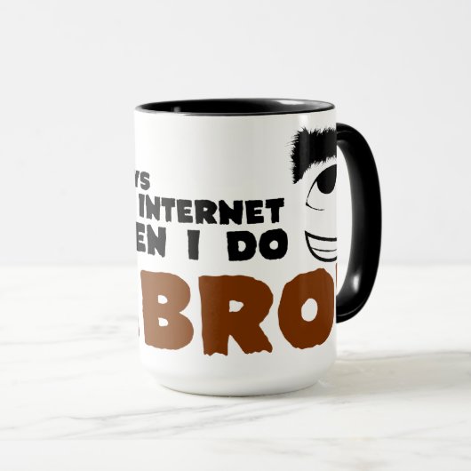 ICH SURFE NICHT DAS INTERNET - TASSE DES (VorderseiteRechts)