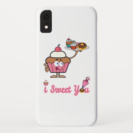 Ich süße dich mit einem Kuchen Case-Mate iPhone Hülle (Rückseite)