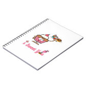 Ich süße dich mit einem Kuchen Notizblock (Linke Seite)