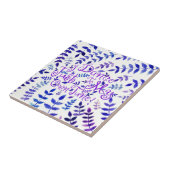 Ich tanze auf meine eigene Wasserfarbenfolie Fliese (Seite)