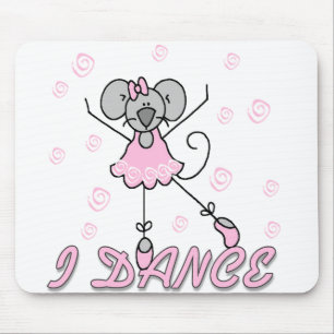 Ich tanze Maus-Ballett-Mauspad Mousepad