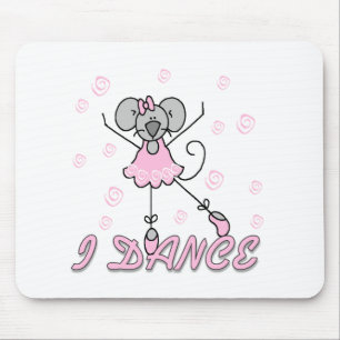 Ich tanze Maus-Ballett-Mauspad Mousepad