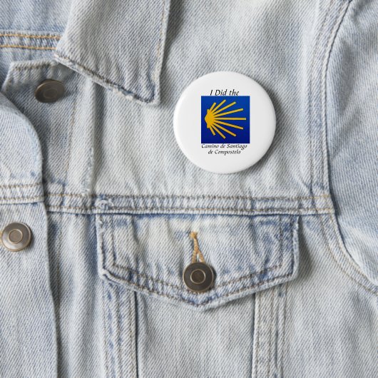 Ich tat das Camino De Santiago Button (Beispiel)