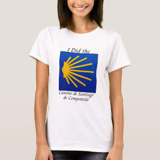 Ich tat das Camino De Santiago T-Shirt