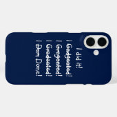 Ich tat es Funny Irselling Abschluss iPhone Case (Rückseite (Horizontal))