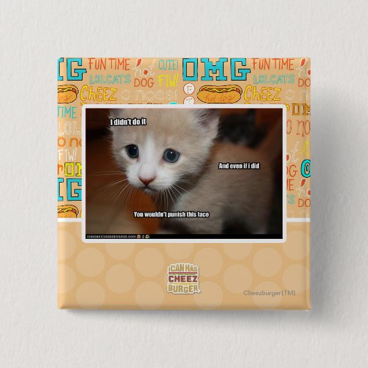 Ich tat es nicht button (Vorderseite)