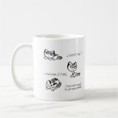 "ICH TAT ES NICHT" KATZEN KAFFEETASSE (Links)