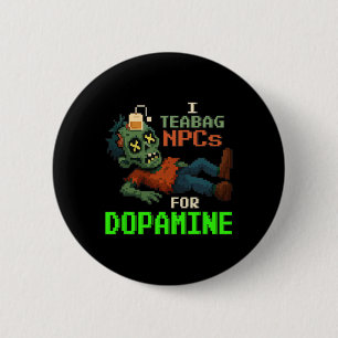 Ich teebeutele NPCs für Dopamin Pixel-Zombie-Spiel Button