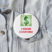 ICH TEILE COUPONS! BUTTON (Beispiel)