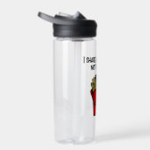 Ich teile Gefühls nicht Food Funny Kawaii Fries To Trinkflasche (Rechts)